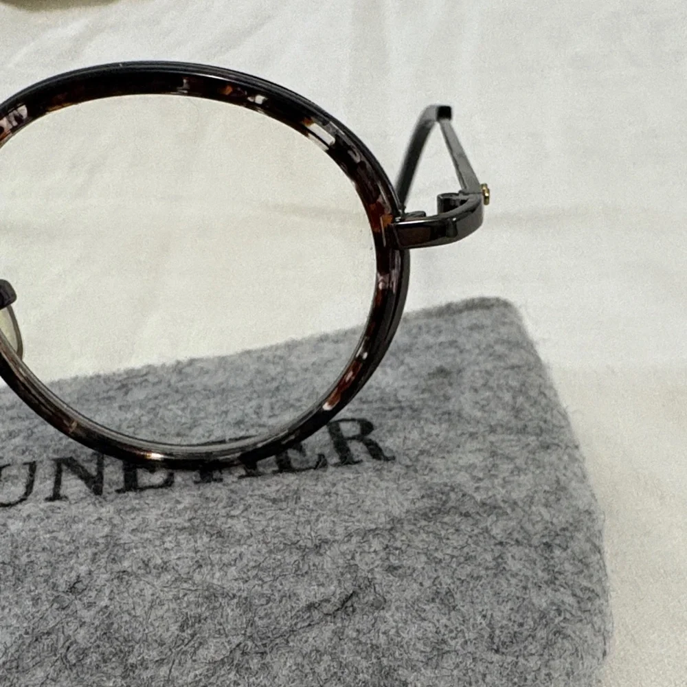 Le Petit Lunetier Brown Tortoiseshell Round Blue Light Eyeglasses - Picture 6 of 9